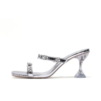 Be good Slide Slippers Women's Silver