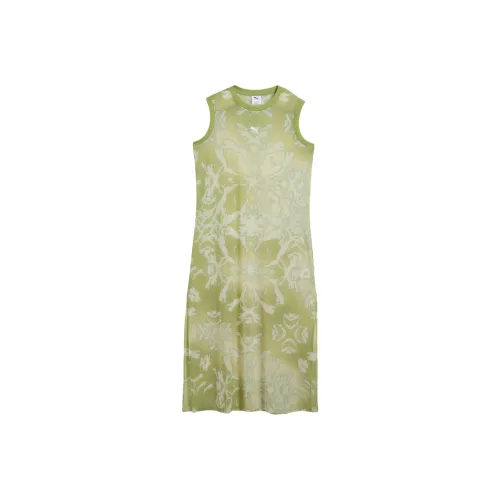 PUMA DARE TOAOP SS25 Sleeveless Dress Women's Pistachio Green