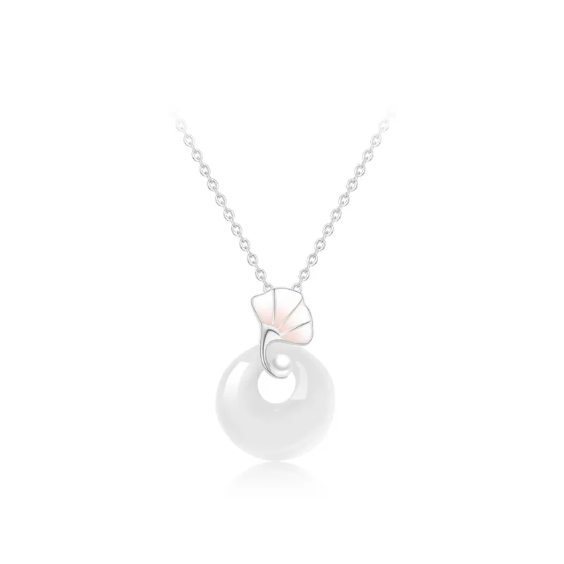 Love Link Chalcedony Necklaces Women's-2