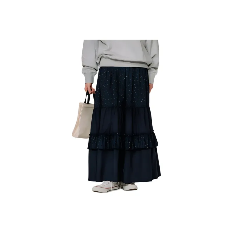 FREAK'S STORE Casual Long Skirt Women's Marine Blue-0