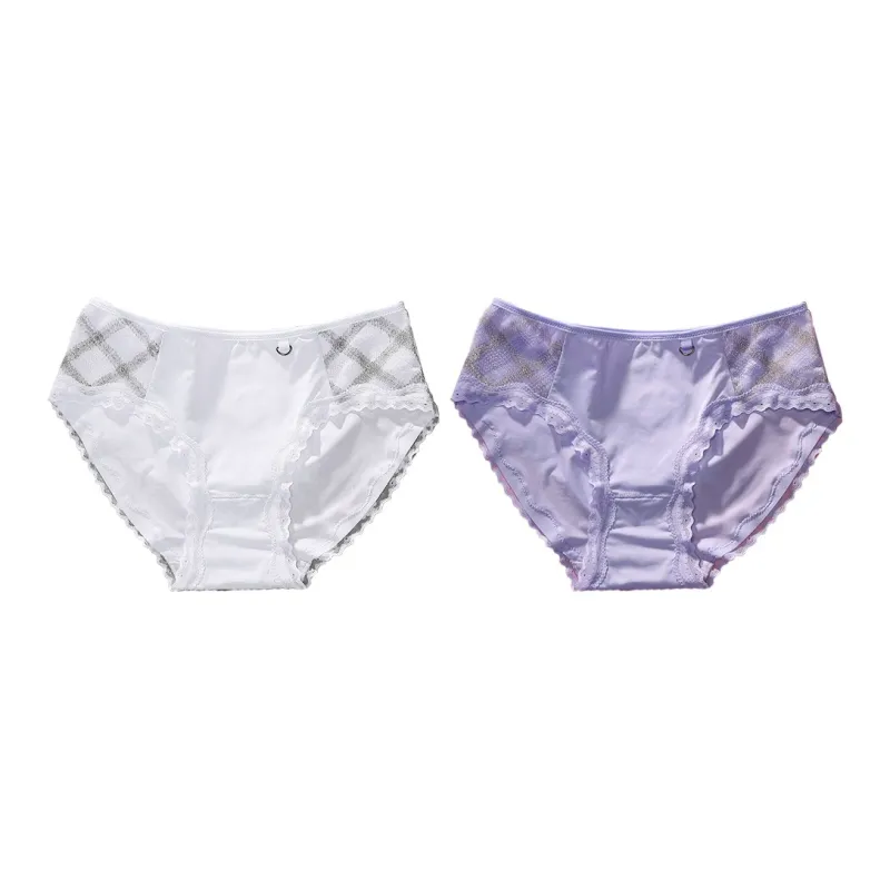 Flowers In Water Underpants Women's 2 Pack-6