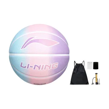 LiNing Rubber Basketball Gradient Rainbow Size 5 Competition