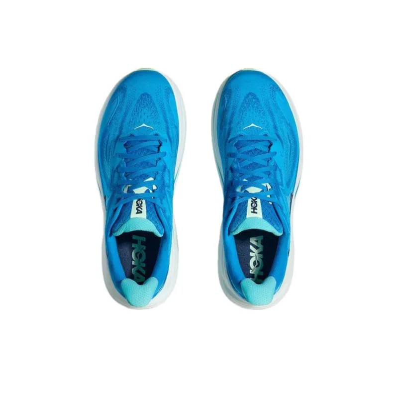 HOKA ONE ONE CLIFTON 10 Low Top Running Shoes Men's Blue Loose Fit-3