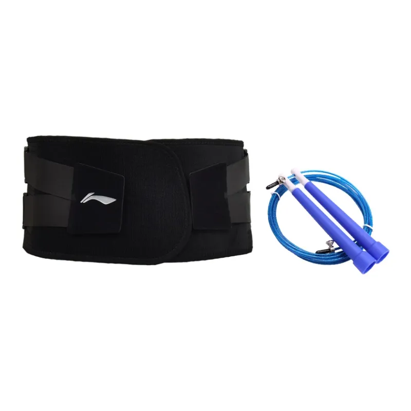 LiNing Back Support Braces Fitness Running Breathable Warm Protective Pressurized And Non Slip Polyester Nylon Unisex-31