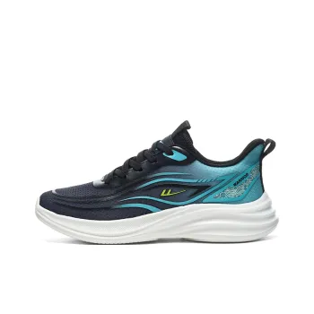 WARRIOR Running Shoes Men Low Top Blue Black