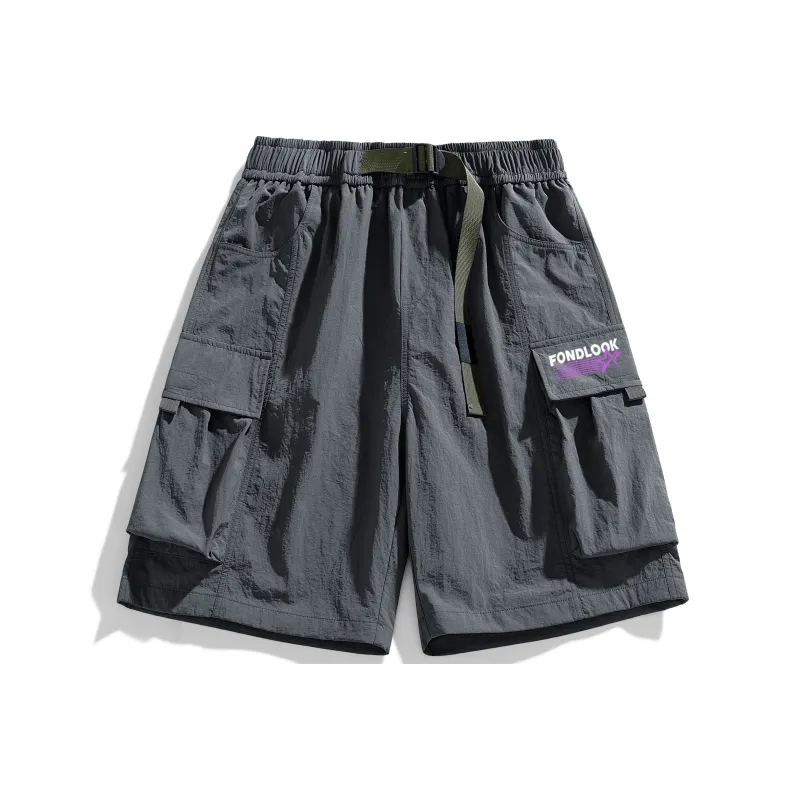 FONDLOOK Casual Shorts Unisex-12