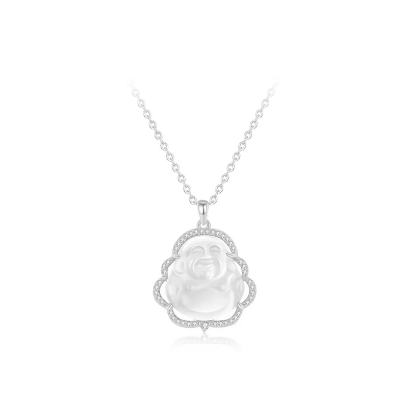 Love Link Chalcedony Necklaces Women's-2