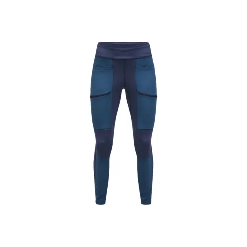 PEAK PERFORMANCE VISLIGHT TRACK Sports Pants Women's Respect Blue/Steel Blue
