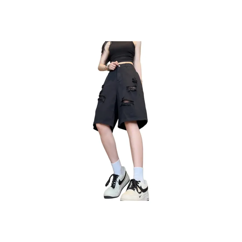 JUNGLE PANDA Denim Shorts Unisex-8