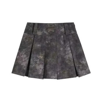 YJ1NGZYZJ Denim Short Skirts Women's Gray