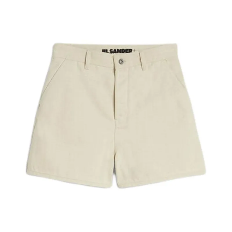JIL SANDER High rise Denim Shorts-0