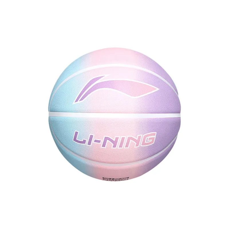 LiNing Rubber Basketball Gradient Rainbow Size 5 Competition-3