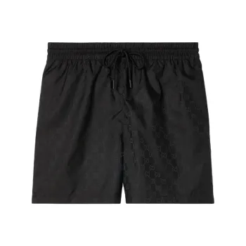 GUCCI FW25 Lido Collection Swimming Shorts Men's Black