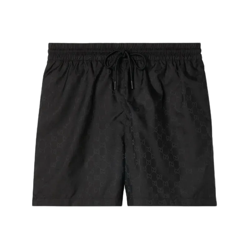 GUCCI FW25 Lido Collection Swimming Shorts Men's Black-0