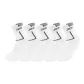 White/Black[5 Pack]