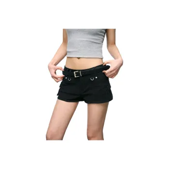Aaisup Denim Shorts Women's Black
