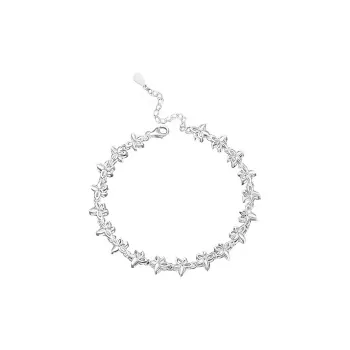 Mini&yaya S999 Fine Silver Pure Silver Bracelets Women's