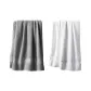 2 Pack]Hilton Hotel Same Style Bath Towel-Gentleman Gray+Classic White (100% cotton AAA Antibacterial)