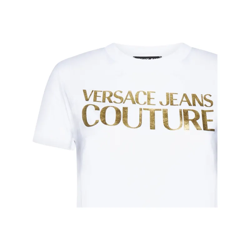 VERSACE JEANS Couture Logo print Cotton T shirt-4