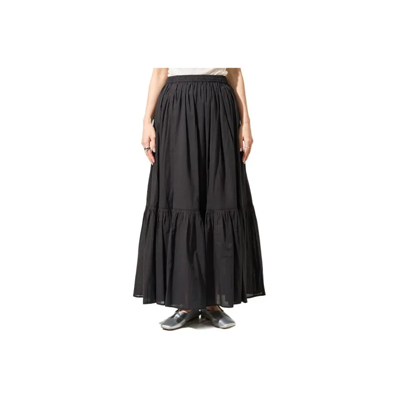 FREAK'S STORE SS25 Casual Long Skirt Women's Black-0