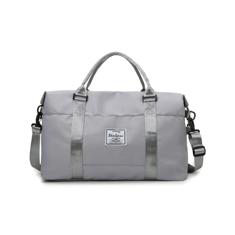 Yalu Nylon Travel Bag Unisex Black/Green/Blue/Purple/Pink/Light Gray-6