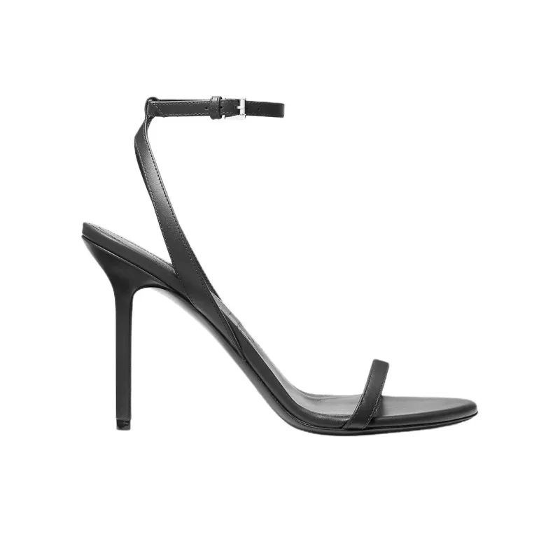 MICHAEL KORS Gwyneth One Strap Sandals Women's Black-1