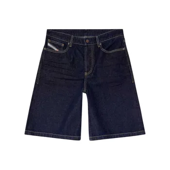 DIESEL Knee Length Denim Shorts