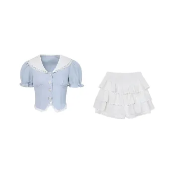 Mu Qingqing Two Piece Skirt Sets Women's