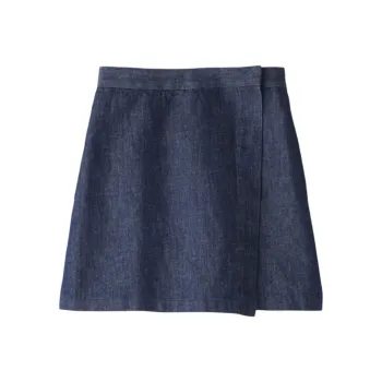 MUJI Denim Shorts Women's Navy Blue