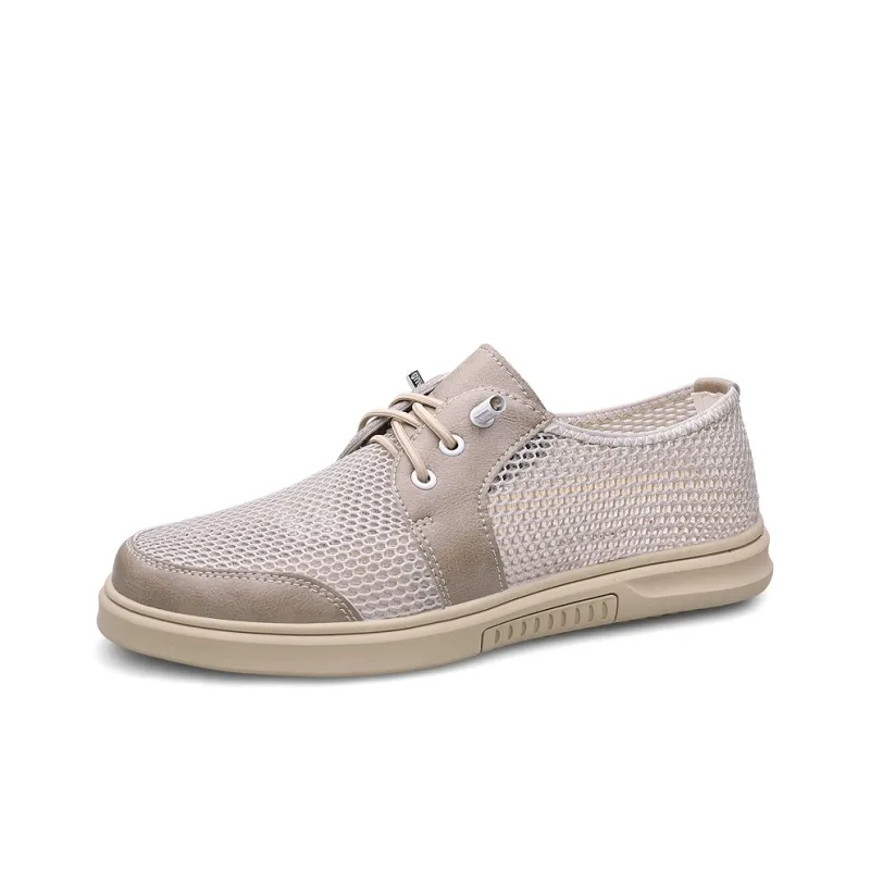 British Knights Slip Resistant Low Top Casual Shoes Men's Khaki-1