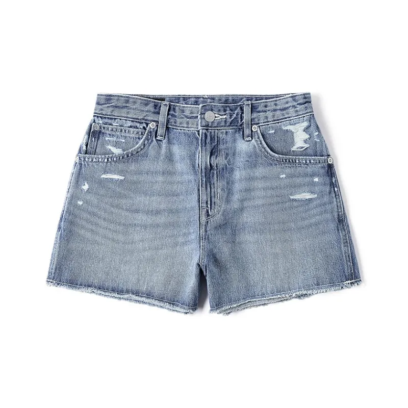 Lee SS25 Denim Shorts Women's Light Blue-0