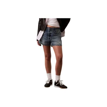 CALVIN KLEIN Denim Shorts Women's Gold Powder