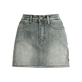 RTTO Denim Short Skirts Women's