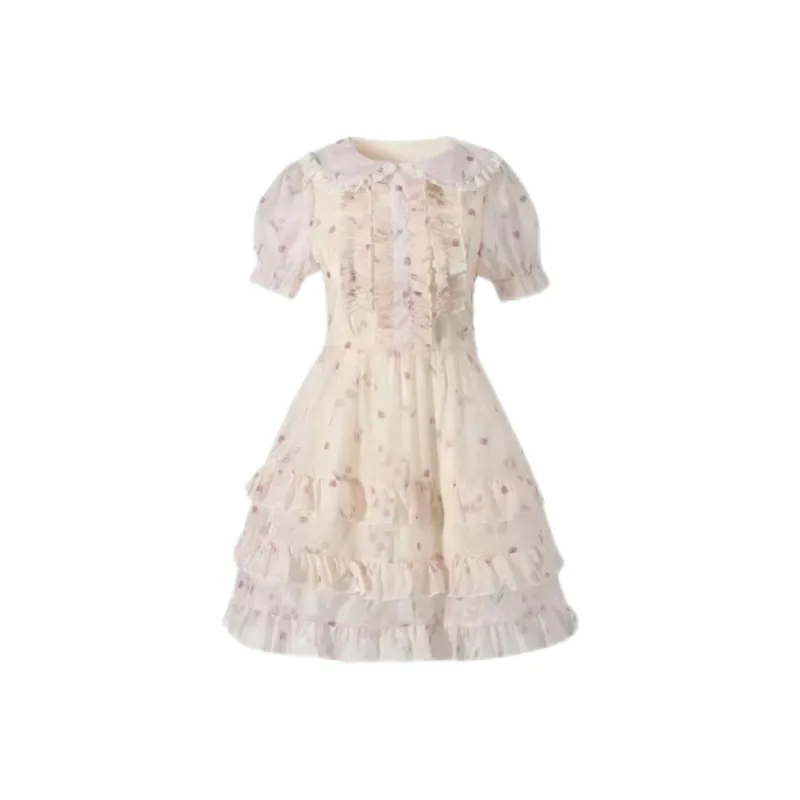 ABBY GODDESS Short Sleeved Dress Women's-0