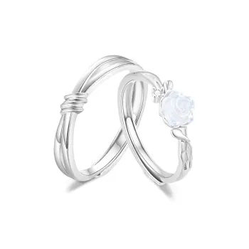 FORCHI Sterling Silver Rings Unisex Dating Confession