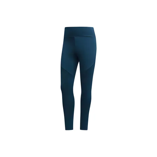 Adidas SMC RUN KNIT TIGHT Sports Lifestyle Collection Athletic Trousers Women's Blue