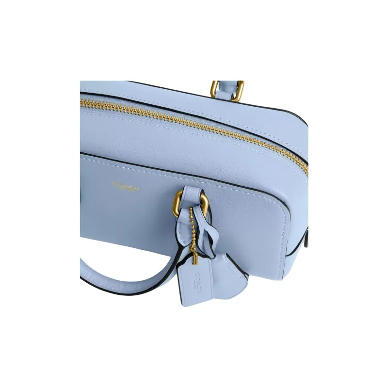 COACH Bowery Leather Crossbody Bag, Shoulder Bag, Handbag Trumpets Women's Bellflower Blue-4