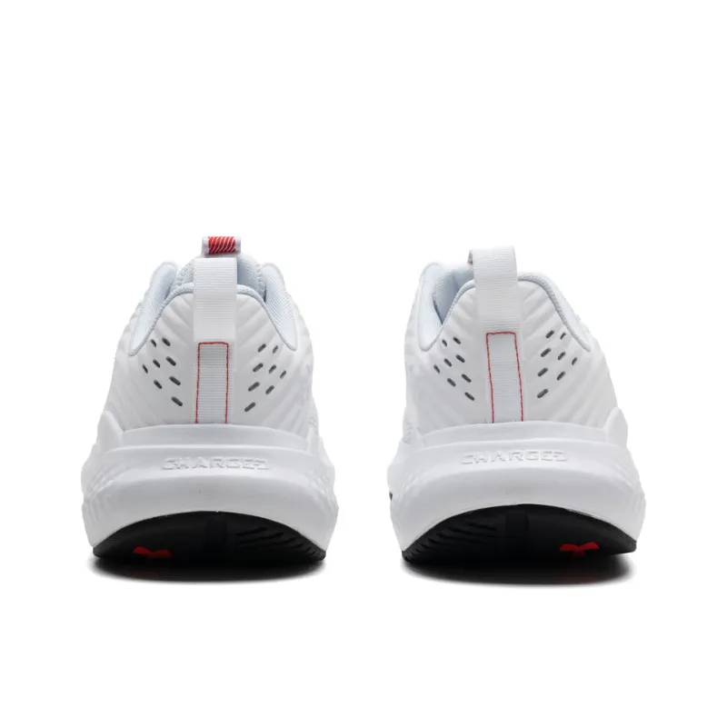 Under Armour Charged Commit Shock Absorbers With Slip Resistant Features Low Top Casual Running Shoes Men's White-2