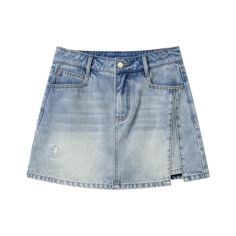 Bethine Denim Short Skirts Women's-0