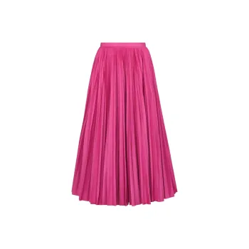 DIOR Pleated Midi Skirt