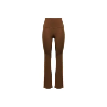 Nike ZENVY Air Release Collection Dri Fit Sports Pants Women's Light British Umber/Black