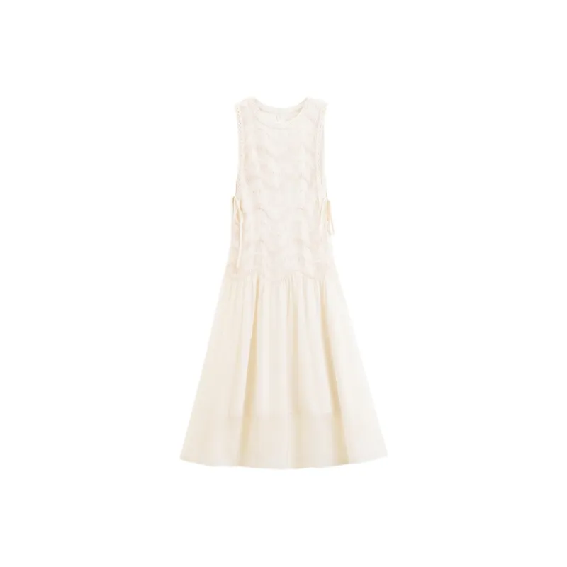 AHDO Slip Dresses Women's Light Beige-0