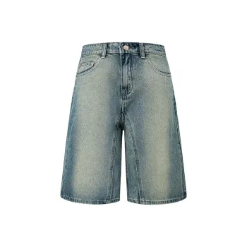 YINLEI Denim Shorts Women's Vintage Blue