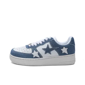 ABIDJAN Cyber Denim Lightweight Low Top Skateboard Shoes Unisex