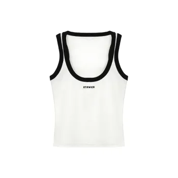 SNZX Tank Tops Women's White