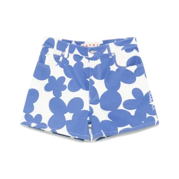MARNI Floral Printed Shorts