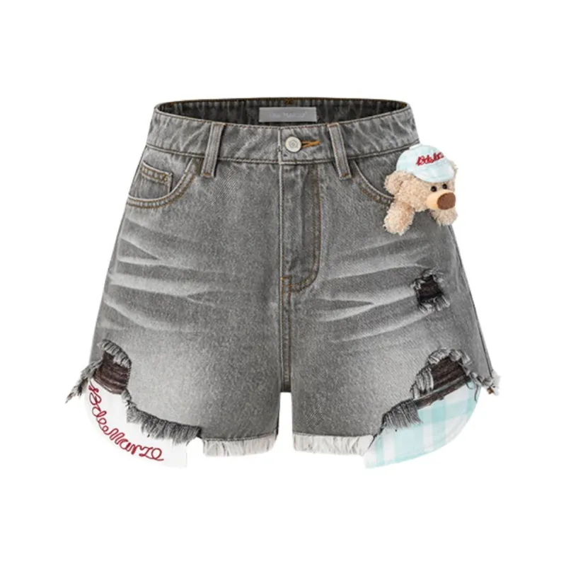 13 DEMARZO Denim Shorts Women's-1