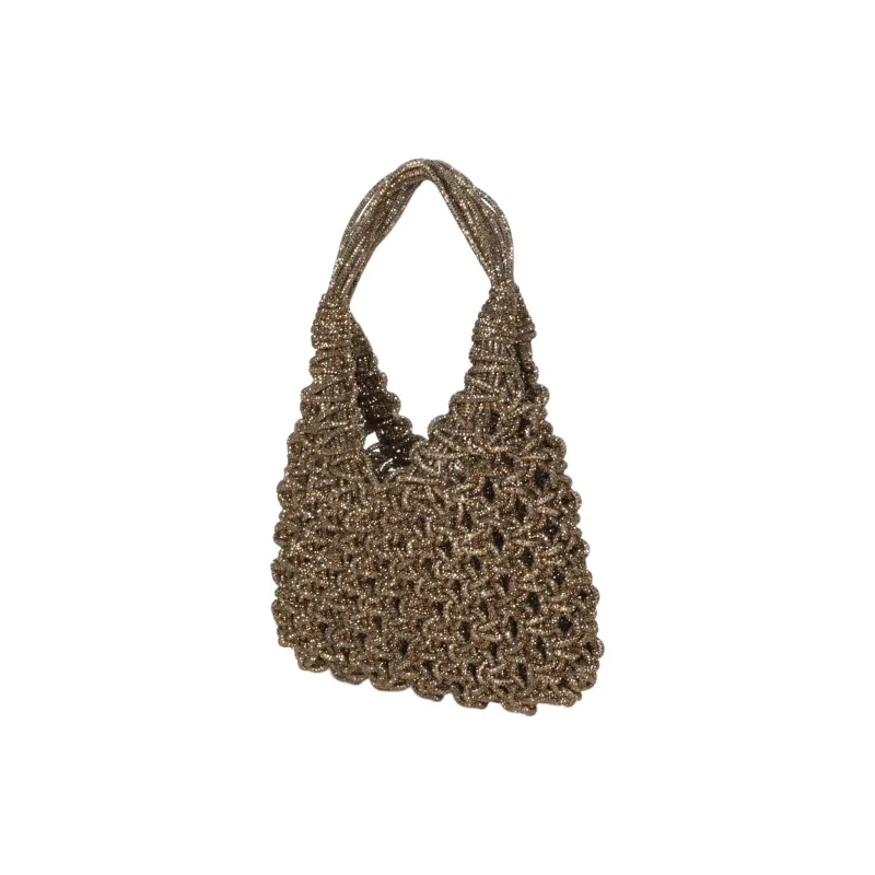 HIBOURAMA Resin Handbag Women's Golden Sand-1