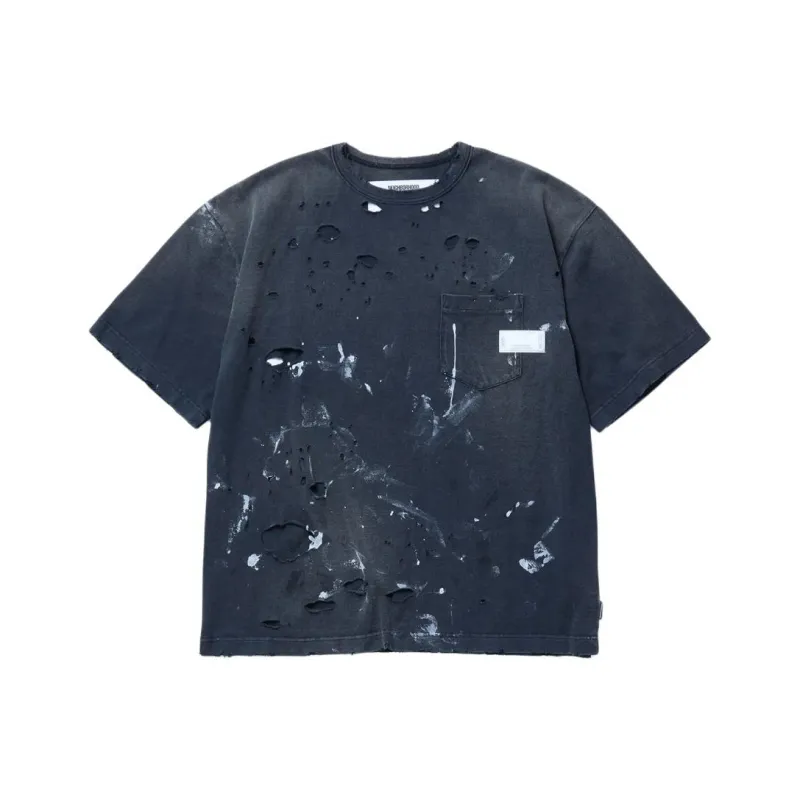 NEIGHBORHOOD Distressed T shirt-0