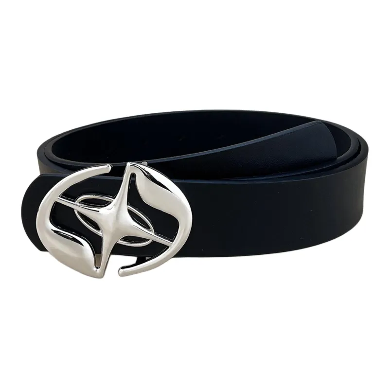 JEANSWEST PU Leather Belts Women's 3.3CM-3